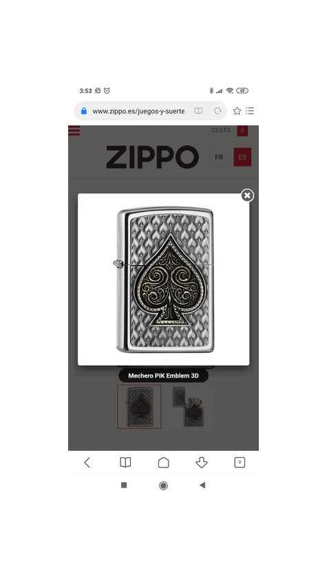 Social Zippo pik emblem 3d