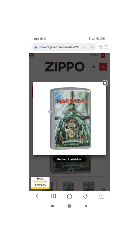 Social Zippo iron maiden