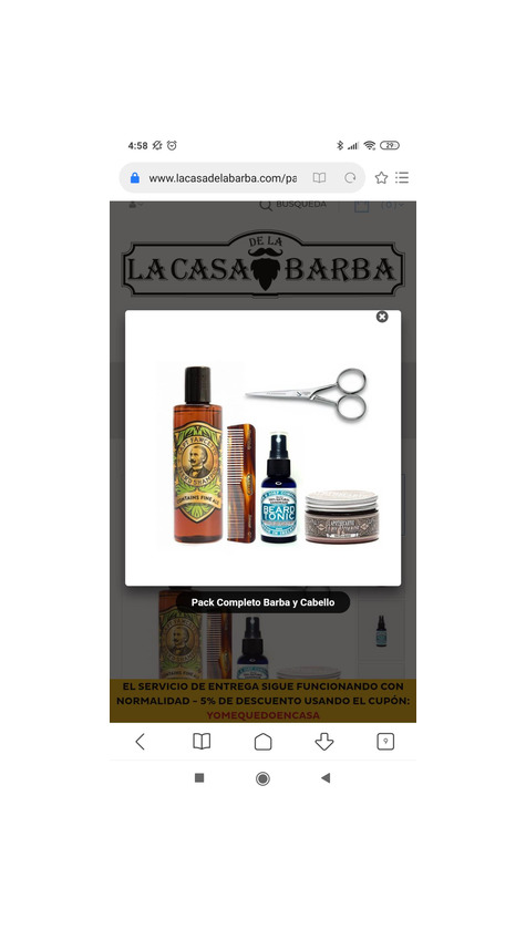 Social Pack completo barba y cabello
