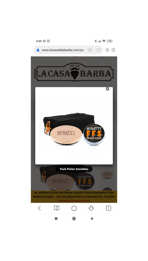 Social Kit para barba MR