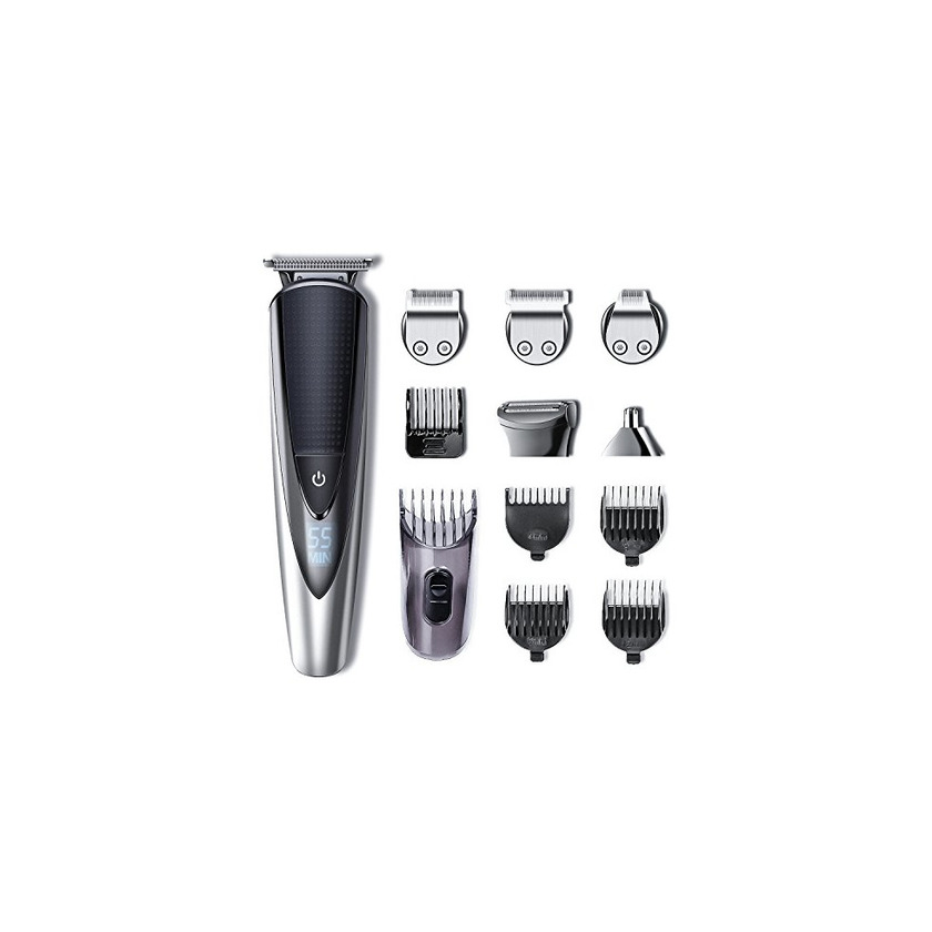 Social Hatteker Barbero Electrico Recortador de Barba y Precisión Afeitadora Corporal para Hombres