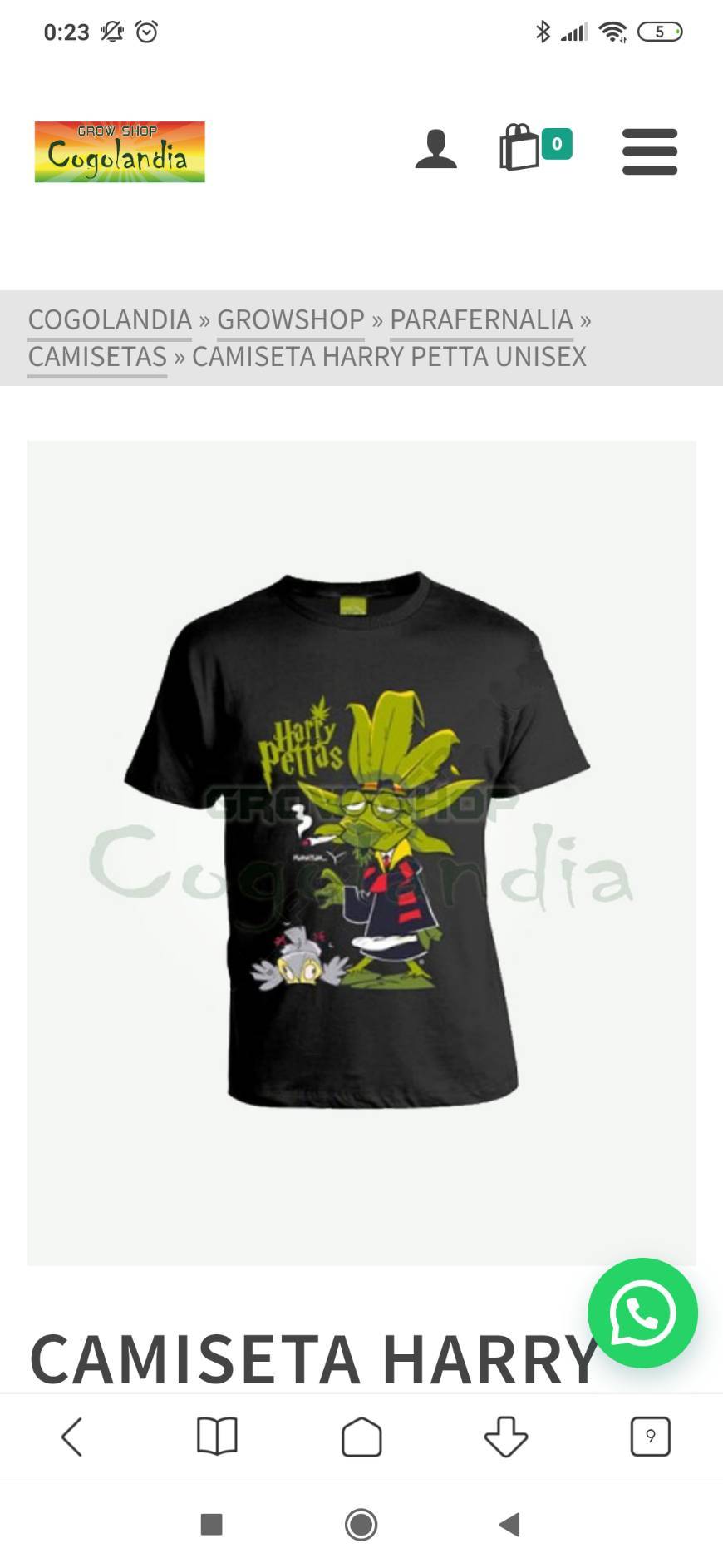 Social Camiseta cogollos de marihuana