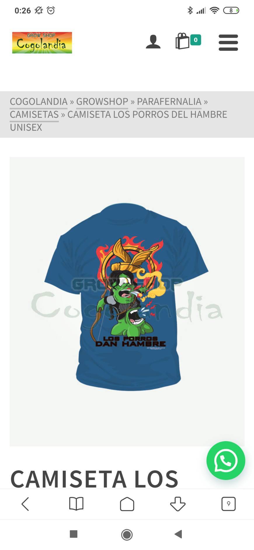 Social Camiseta marihuana los porros del hambre