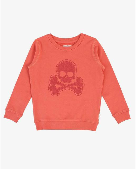 Social Sudadera de niño de calavera