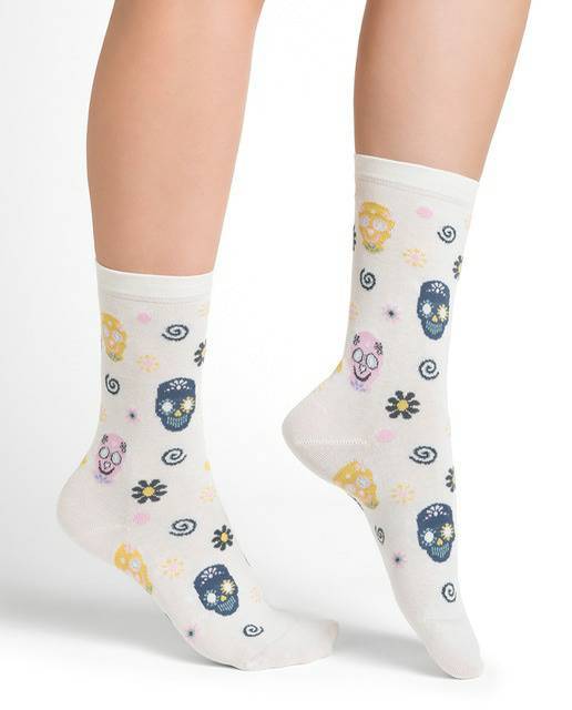 Social Calcetines de calaveras