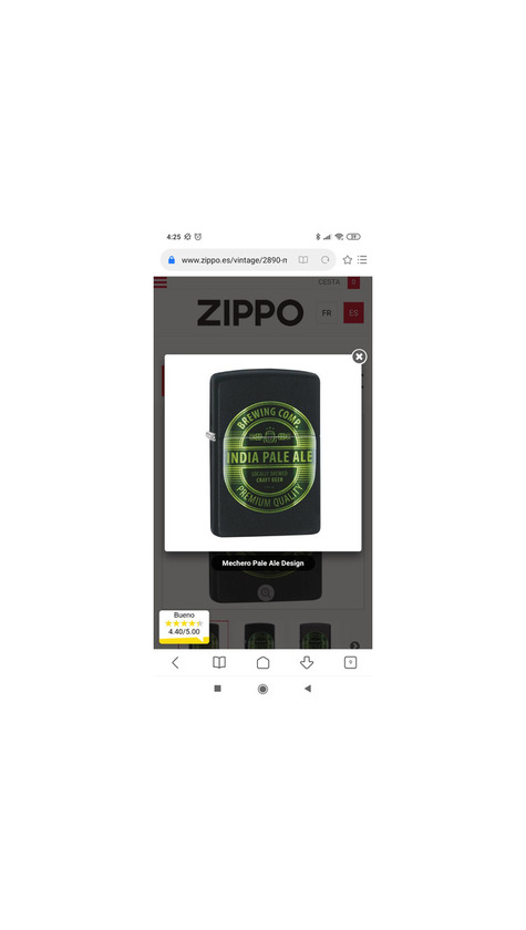 Social Zippo pale ale design