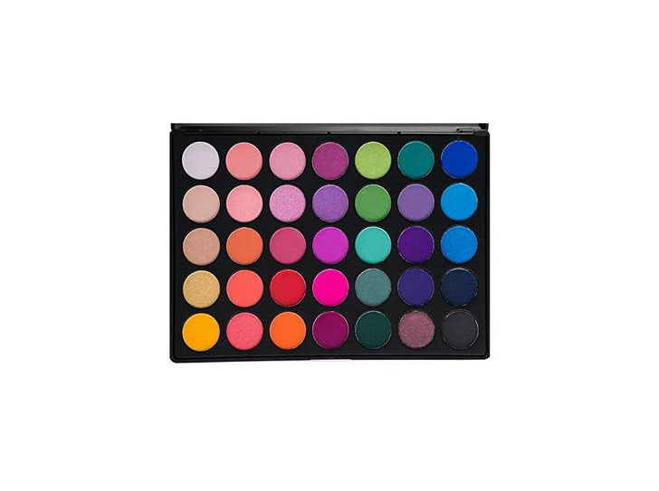 Social Morphe Pro 35 Color Eyeshadow Makeup Palette - GLAM