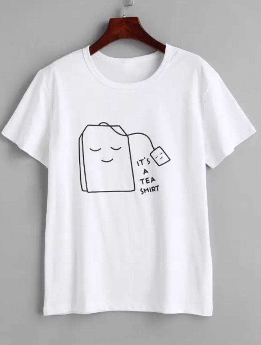 Camiseta con grafica de té 