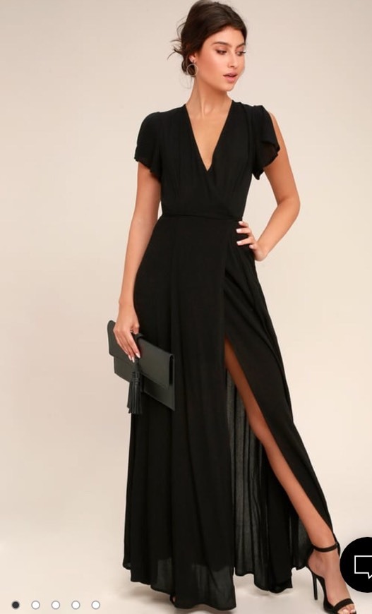 Productos Black maxi dress