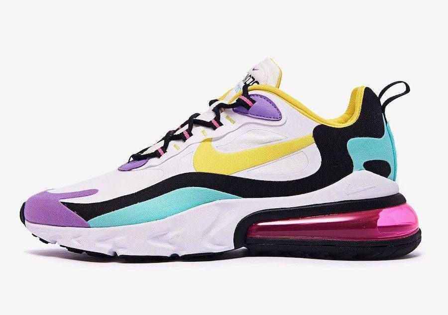 Nike Air Max 270 React Bright Violet AO4971-101 Release Date - SBD