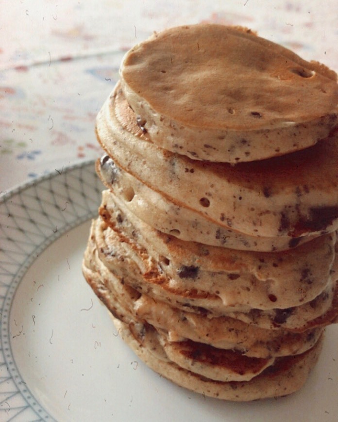 Moda Panquecas com pepitas de chocolate 