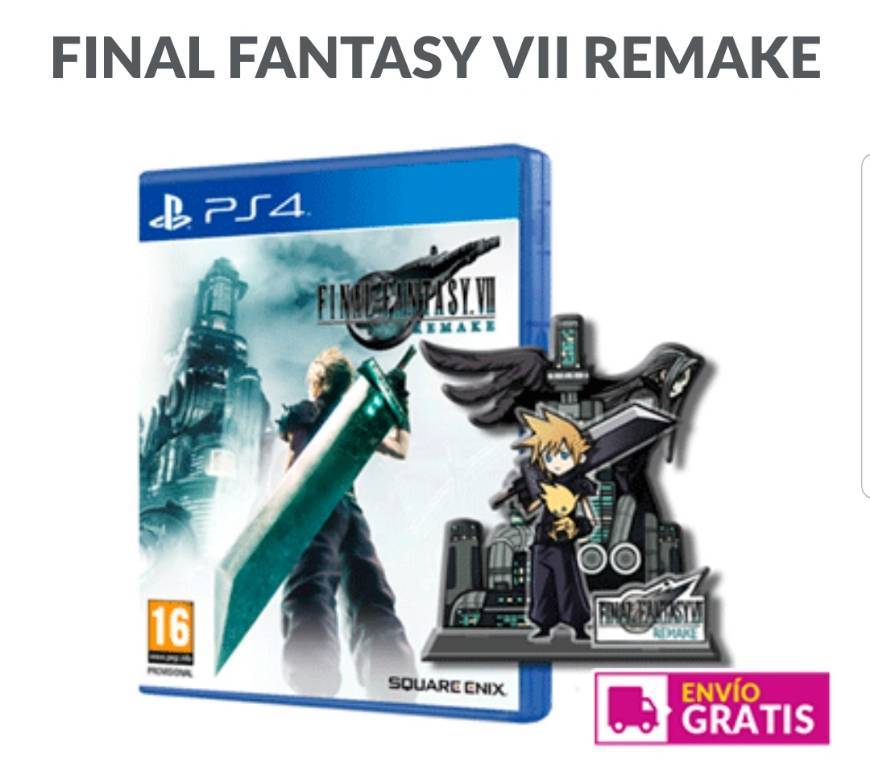 Videojuegos Final fantasy VII remake