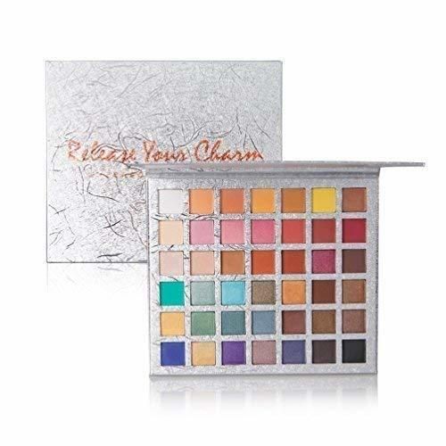 QIBEST Paleta de sombras de ojos 42 colores sombra de ojos Powder