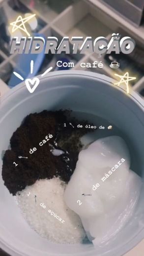 Hidratação com café ☕️