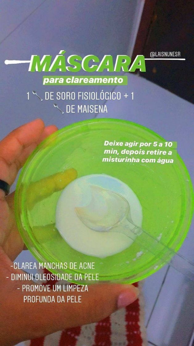 Moda Máscara para clareamento