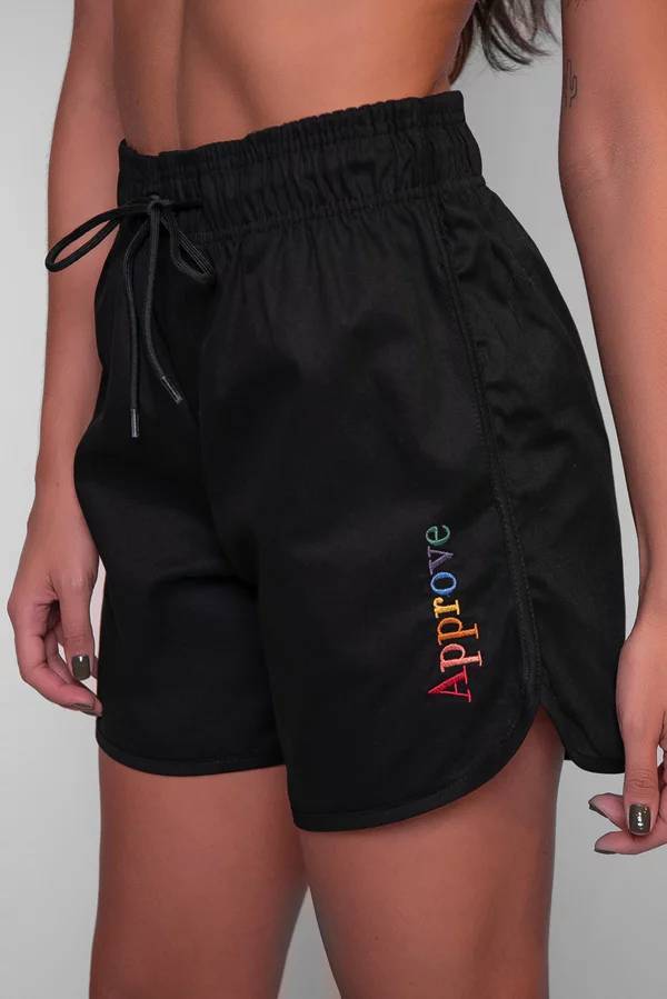 Producto Shorts sarja approve rainbow preto