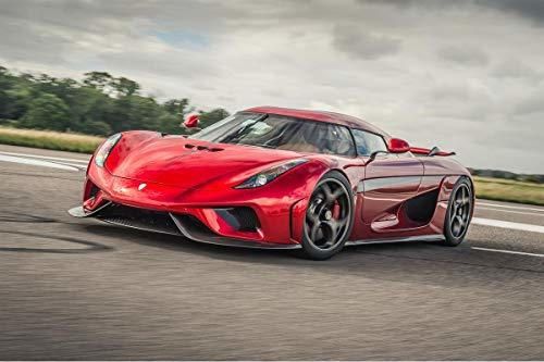 Koenigsegg Regera 2 - Cartel de la película de cine - La