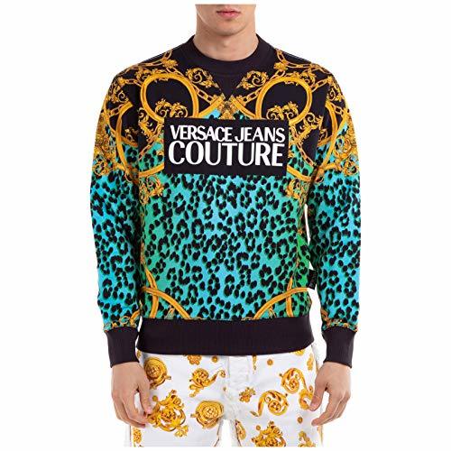 Product VERSACE JEANS COUTURE Hombre Sudaderas Leo Chain Nero S