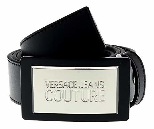 Social Versace Jeans Couture Belt Cinturón, Negro