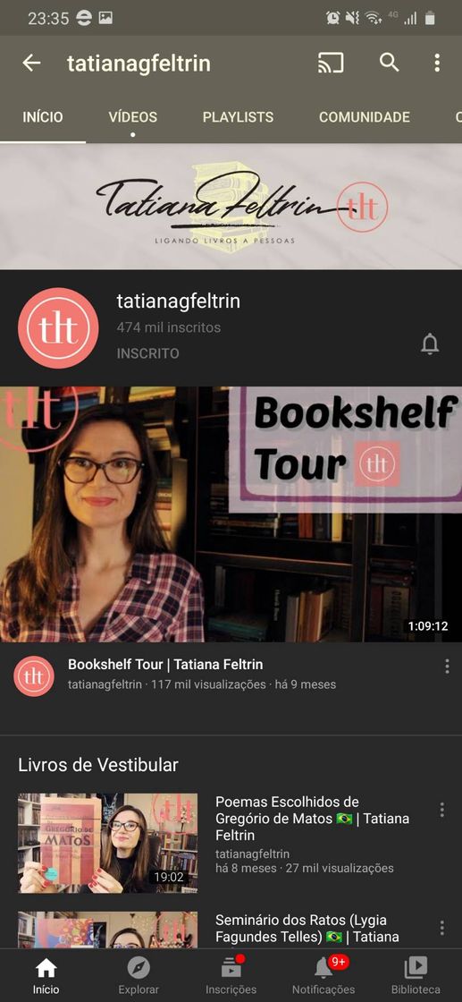 Fashion Tatiana Feltrin - Ligando livros a pessoas 