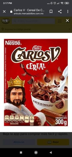 Carlos V cereal