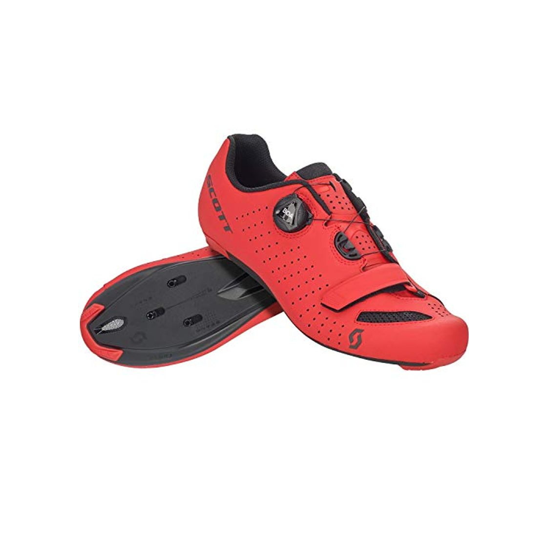Social Scott 251817, Zapato de Ciclismo para Hombre, Matt Red