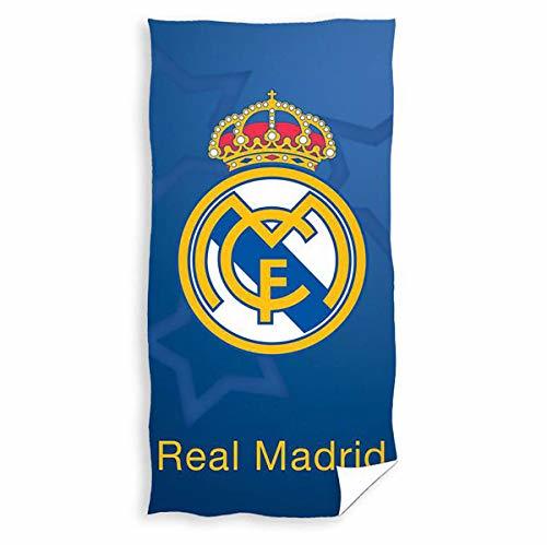 Social Real Madrid Toalla de Playa de Microfibra Escudo 70 x 140 cm