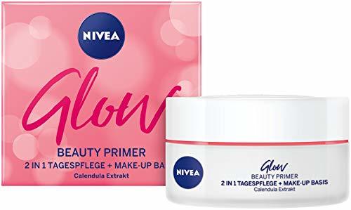 Belleza Crema de día Nivea Glow Beauty Primer 2 en 1, 1 paquete