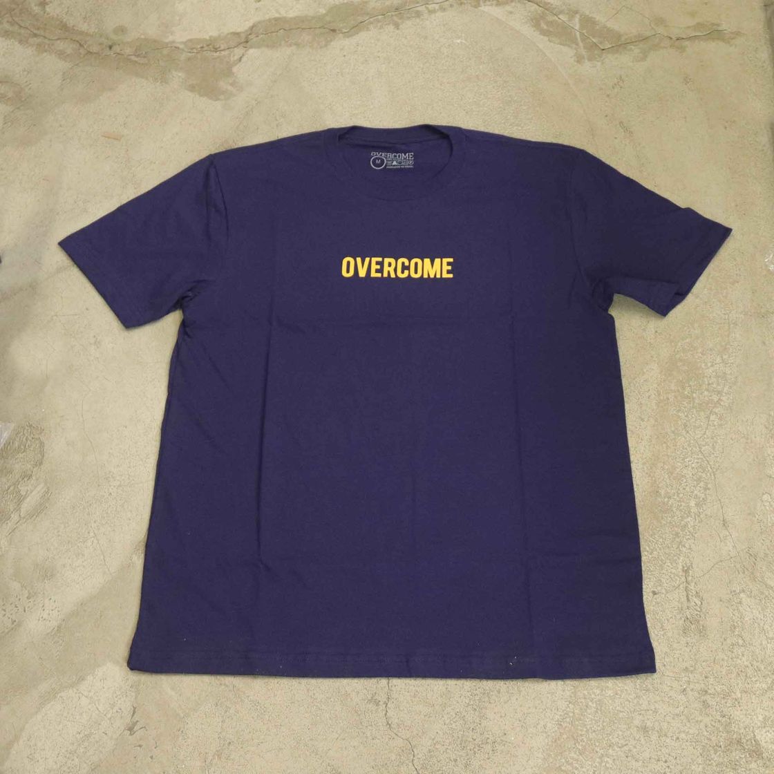 Fashion Camiseta Overcome "Logobox" Azul Marinho/Amarelo - Overcome ...