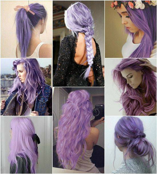 Moda Cabelo roxo