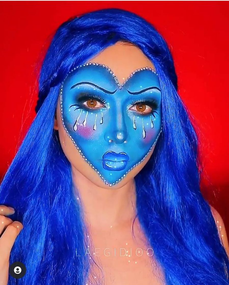 Moda Make Artística Coração 💙