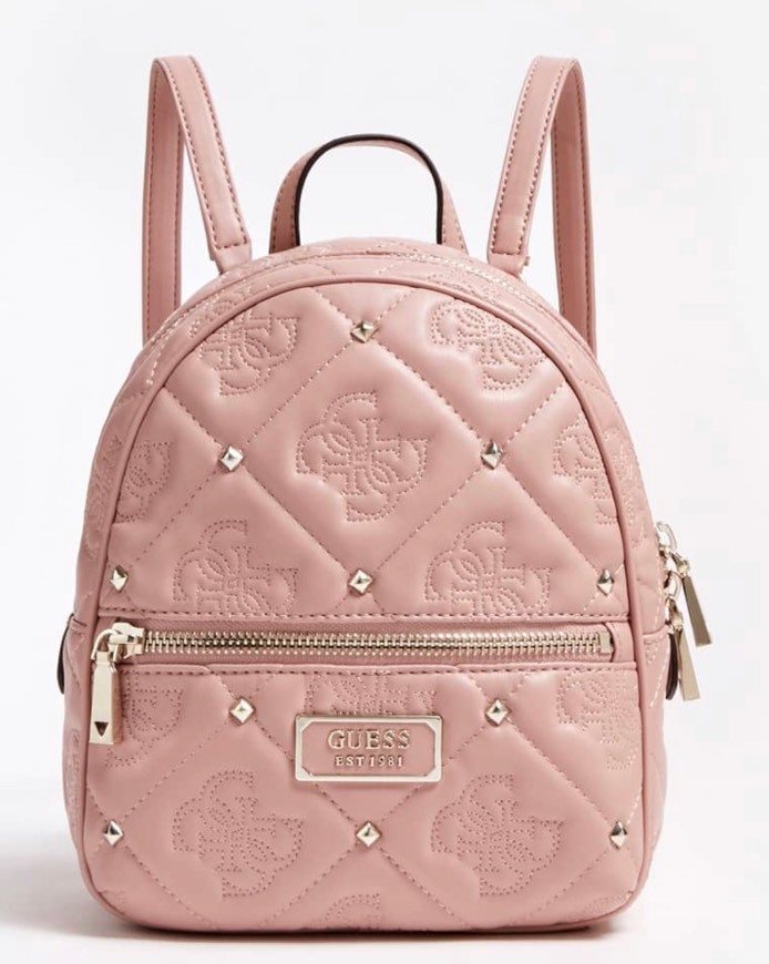 MOCHILA SHANINA LOGO PESPUNTEADO TACHAS GUESS