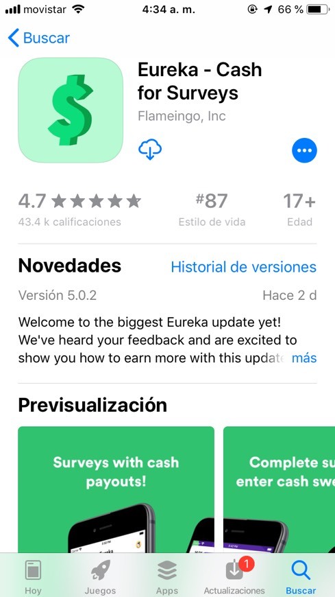 Social ‎Eureka - Cash for feedback en App Store