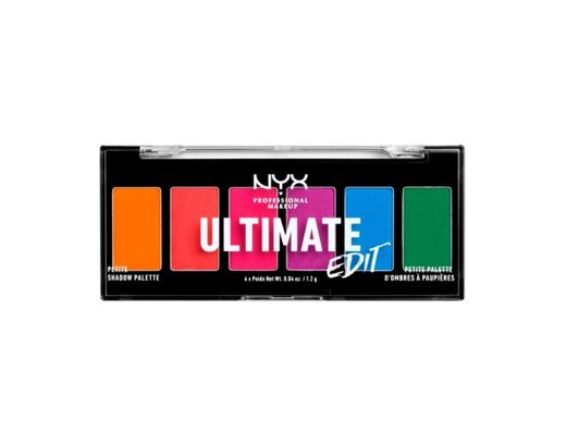Nyx Ultimate Edit Petite Shadow Palette #Brights 6X1
