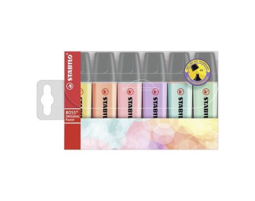 STABILO BOSS Original PASTEL - Marcador - Estuche 6 colores