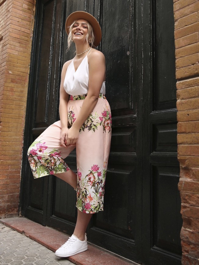 Fashion Pantalones con estampado floral