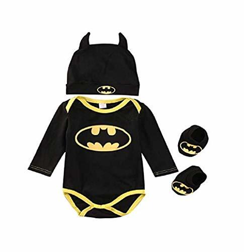 Producto 3 Unids Ropa Bebe Verano BEB¨¦S Reci¨¦N Nacidos Bebe Ni?Os Batman Mamelucos