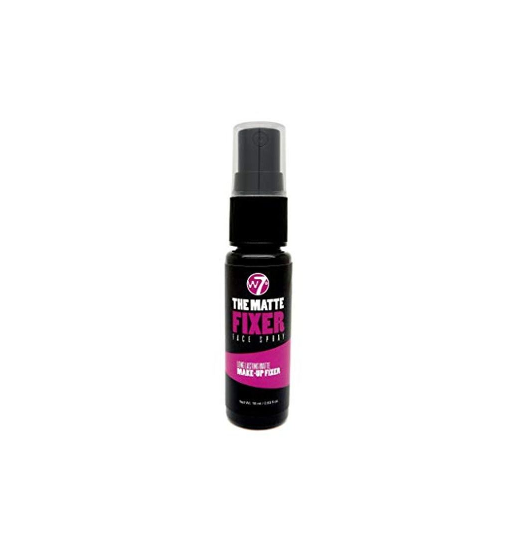 Social W7 The Matte Fixer - Espray facial de maquillaje de larga duración