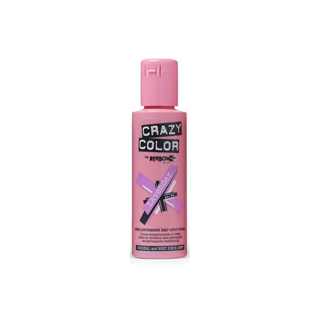 Social Crazy Color Lavender Nº 54 Crema Colorante del Cabello Semi-permanente