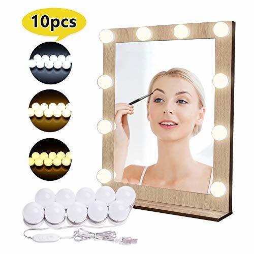 Product Luces para Espejo de Maquillaje LED Lámpara de Espejo Cosmético de Tocador