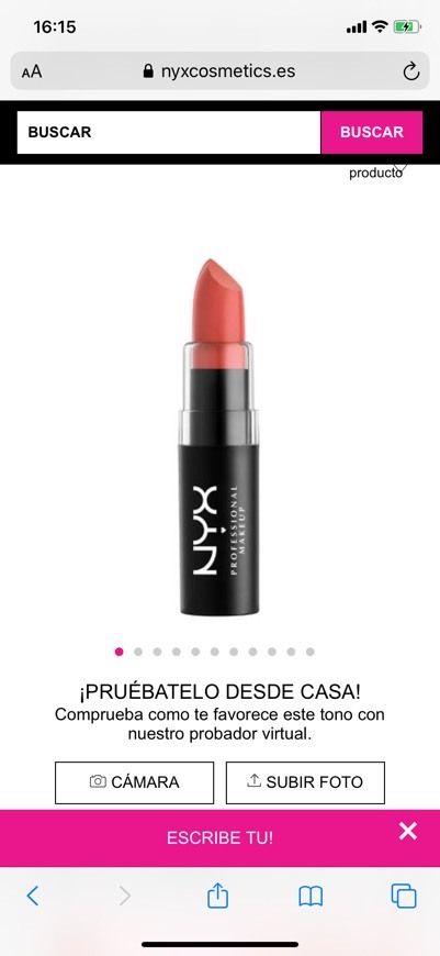 Moda Pintalabios mate nyx