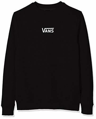 Moda Vans French Terry Classic Crew Sudadera, Negro