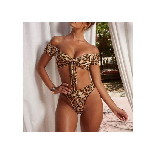 Swim suit leopard
