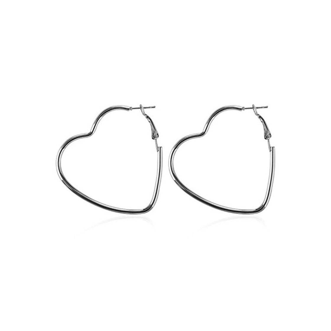 Home fgyhty Women Girls Exaggerated Hollow Heart Statement Earrings Women Jewelry Hook Dangle