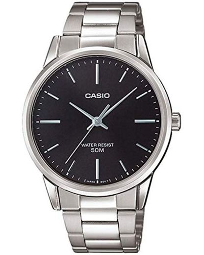 Casio Reloj Analógico para Hombre de Cuarzo con Correa en Acero Inoxidable