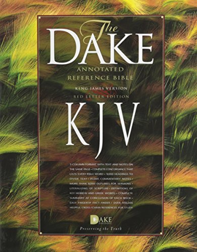 Book Dake's Annotated Reference Bible-KJV