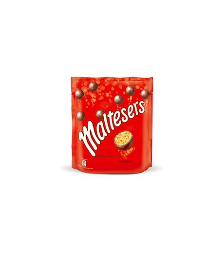 MALTESERS bolitas de chocolate rellenas de leche malteada bolsa 175 gr