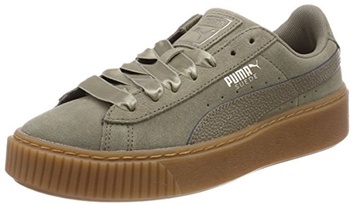 Social Puma Suede Platform Bubble Wn's, Zapatillas para Mujer, Marrón