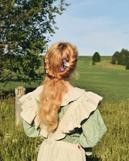 Penteado camponês 