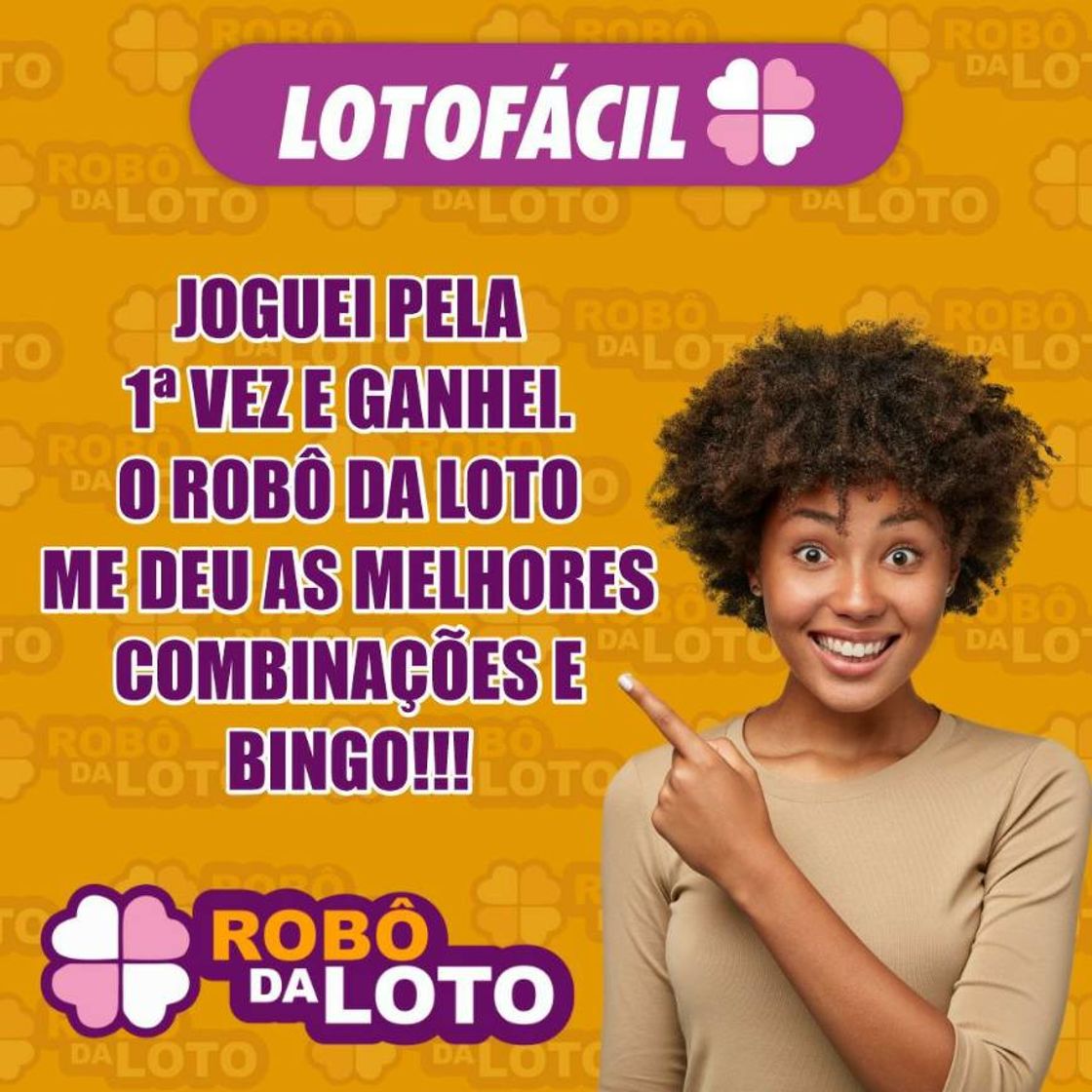 Fashion Robô da loto. Para quem faz uma fezinha de vez em quando. 